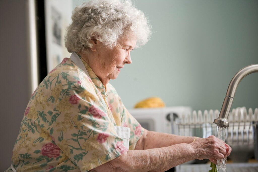 cooking at Monte vista rest home