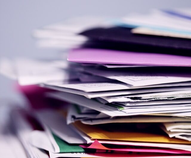 Stack of Administration papers